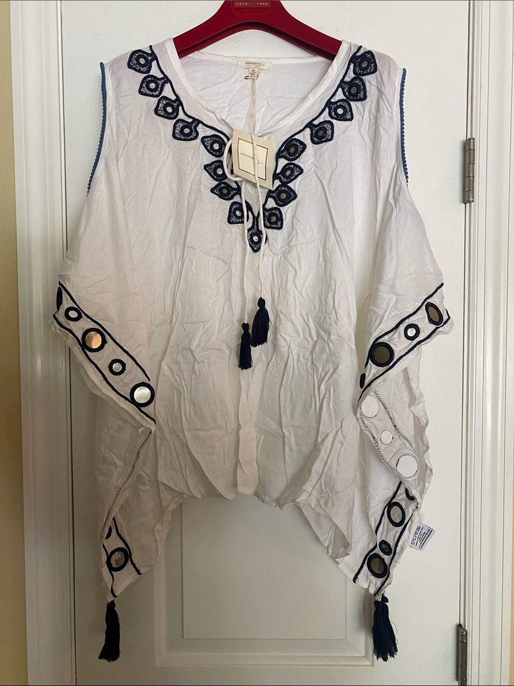 Embroidered Sparkling CoverUp Dress/Resort Wear/Top NWT